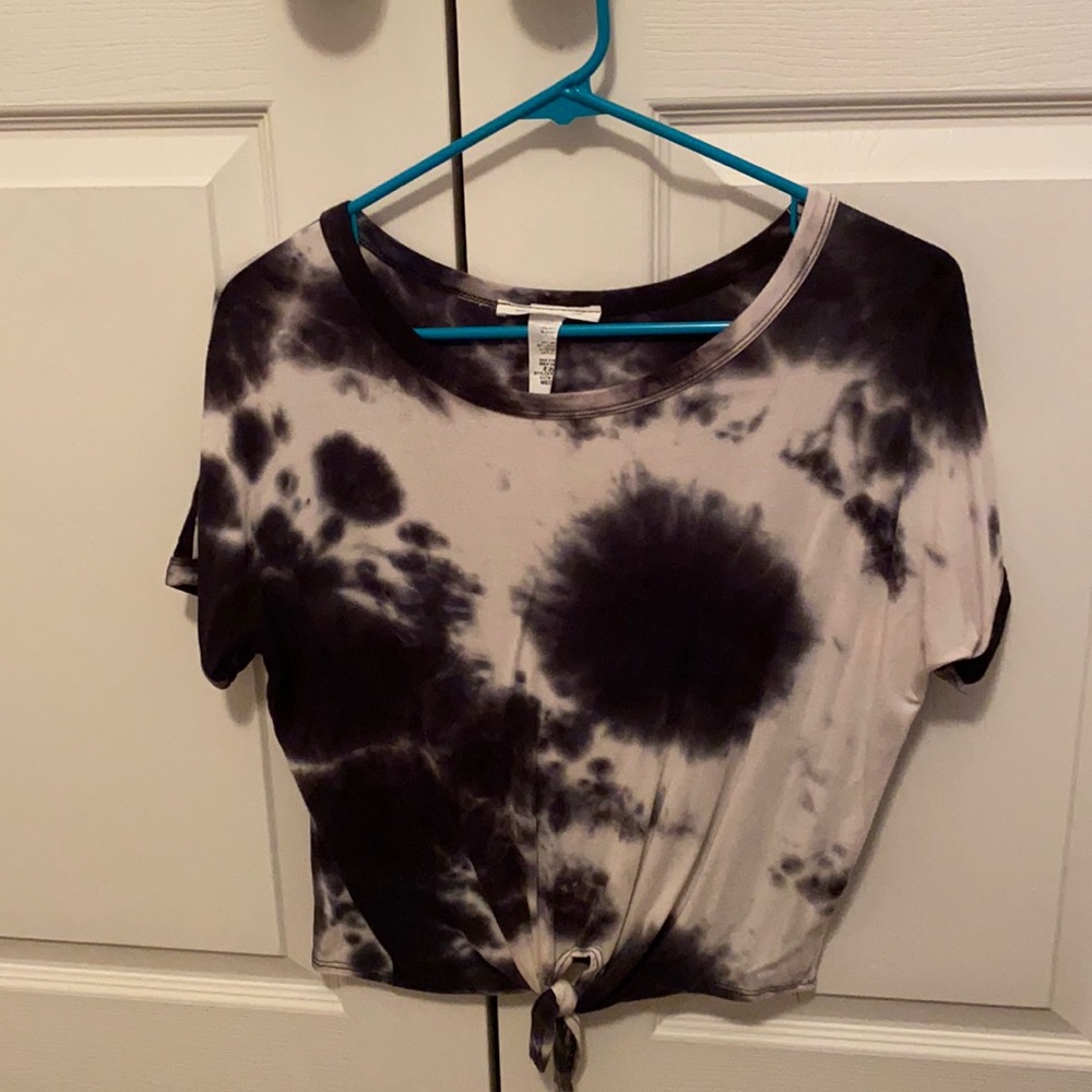 Caution To The Wind casual tie-dye shirt